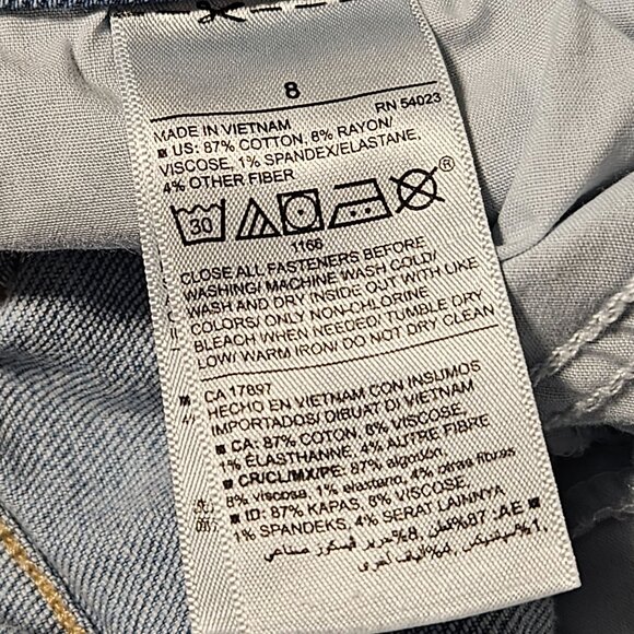 Old Navy Rockstar Super Skinny Ankle Mid Rise Jeans Womens Size 8 Gradient Denim - Picture 5 of 5